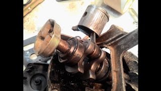 БензоТриммер Husqvarna 128r / Хускварна 128R замена поршневой, стрелка на поршне, ремонт.