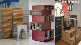 MUEBLES INCREÍBLES E INGENIOSOS PARA EL AHORRO DE ESPACIO