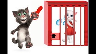 Talking Tom Angela wrong colors key l The song for kids learn colors