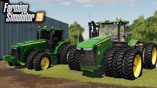 FS19- COMPACTING SILAGE WITH THE BIG JOHN DEERE (JD 9560R & JD 8130)