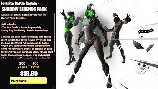*NEW* SHADOW LEGENDS PACK IN FORTNITE! (SHADOW LEGENDS SKIN BUNDLE in FORTNITE) SHADOW LEGENDS PACK