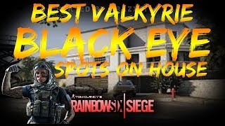 TOP 15 INVISIBLE BLACKEYE SPOTS ON THE MAP HOUSE!!! (Rainbow 6 siege 2017)