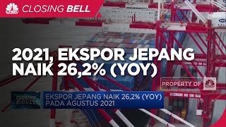 Agustus 2021, Ekspor Jepang Naik 26,2% (YOY)