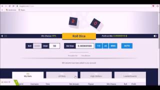 Заработок Биткоин (Bitcoin) без вложений. Программа - бот. Primedice.
