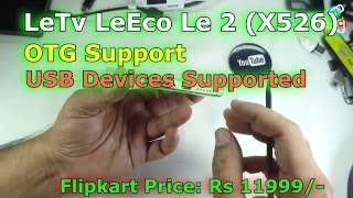 LeTv LeEco Le 2 OTG Support & USB Devices Supported by Le 2