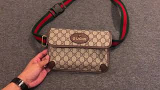 MARTINPHU : รีวิวกระเป๋า GUCCI GG Supreme Belt Bag (170)
