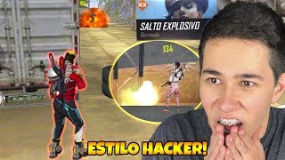 FIZ ALGO PROIBIDO QUE POUCOS SABEM NO NOVO MODO SALTO EXPLOSIVO DO FREE FIRE!!