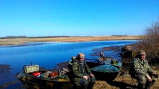 Открытие охоты в Новгородской области. Весна 2016 года. Сбор на берегу!