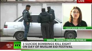 Suicide bombers kill 9 in Chechnya in 'Afghan terror tactic' attack