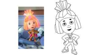 Как нарисовать фиксиков карандашом поэтапно Симка | How to draw cartoons