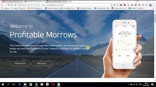 "profitablemorrows" САМЫЙ ЛУЧШИЙ ХАЙП 2017 ГОДА 4.5%в день!!!!!