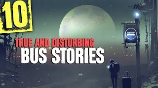 10 SCARY Bus Stories with Country Road Sounds and Wind Sound Effects - Darkness Prevails