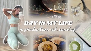 DAY IN THE LIFE of an influencer & business owner... WFH, Workout, Girl's Night Out