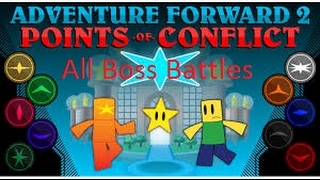 Roblox Adventure Forward 2 Points of Conflict All Bosses w/ Custom Music