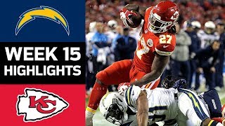 Chargers vs. Chiefs | NFL Week 15 Game Highlights
