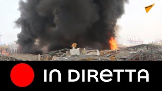 Beirut: scoppia incendio nel porto un mese dopo devastante esplosione