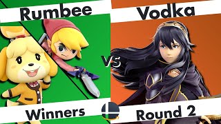 Microzoning #1 SSBU - Rumbee(Fox/Isabelle/TL) vs Vodka(Lucina) Winner's Round 2