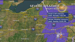 Winter Weather Advisory Issued For Areas East Of Pittsburgh