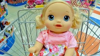 Куклы Пупсики Беби Элайв Соня Идет в магазин где Игрушки из мультика Тайная жизнь животных Зырики ТВ