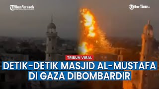 Keji! Angkatan Udara Israel Bombardir Masjid Al-Mustafa di Gaza
