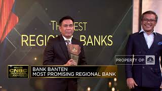 Bank Banten Sabet Penghargaan "Most Promising Regional Bank"