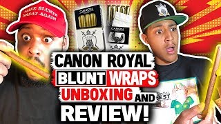 Canon Royal Blunt Wraps Unboxing and Review **Canon Blunt Challenge**