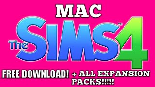 200% WORKS!!! | HOW TO DOWNLOAD SIMS 4 FOR FREE+ ALL EXPANSION PACKS! ON MAC!  | SIMS4 MAC | JHEZELG