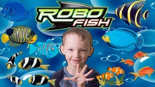 Видео для детей.Обзор и распаковка игрушки ROBOFISH.
