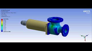 ANSYS Workbench Tutorial Video | Pressure Relief Valve | Linear Analysis