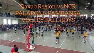 Semi finals |NCR VS DAVAO REGION| PALARONG PAMBANSA 2019