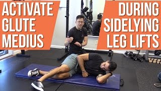 Can't activate glute medius during sidelying leg lifts