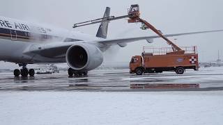 Neve a Malpensa: lo spettacolo è incredibile.