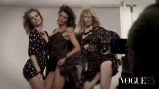 Клаудия Шиффер, Ева Герцигова, Хелена Кристенсен. Vogue Spain Сентябрь 2011