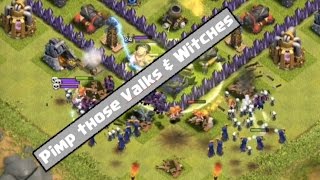 Max Witches & Valkyries | Clash Of Clans Dark attacks | TH10 destruction in Clash Of Clans