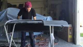Blocking and sanding Sandra's 1965 Mustang 2+2 Fastback - Day 108