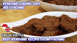 RENDANG DAGING SAPI ASLI PADANG