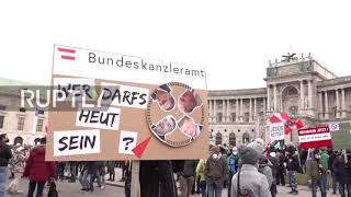 Austria: Anti-COVID restrix rally held in Vienna amid national lockdown