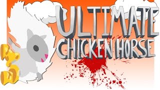 БЕЛКА В САПОГАХ! - ( Ultimate Chicken Horse ) ● Смешные моменты ● Монтаж #2