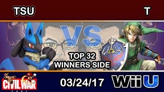 2GGC: Civil War - Tsu (Lucario) Vs. T (Link) Top 32 Winners Side - Smash Wii U