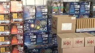 Venda de fogos de artifícios