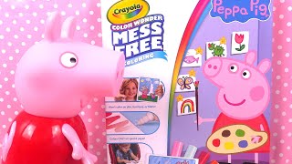 Coloriage Peppa Pig Coloring Book Plage Bateau de Papy Pig