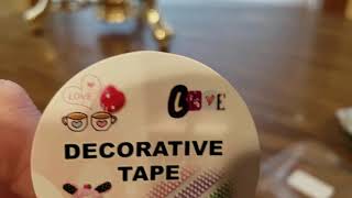 (Episode 2106) Amazon Prime Unboxing: Love My Tapes Decorative Tapes @amazon