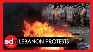 Shocking! Lebanon Anti-Lockdown Protesters Torch Government Building