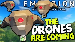 THE DRONES ARE COMING FOR ME in ALPHA 9 | Empyrion Galactic Survival (Alpha 9.5 2019 Update) #8