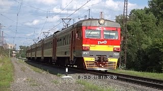 Электропоезд ЭР2Т-7237 сообщением №6268 Новокузнецк - Ерунаково