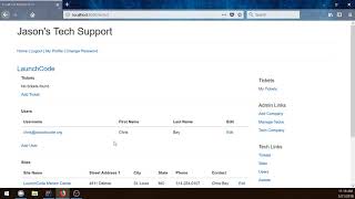 LaunchCode LiftOff Project Demonstration  - Ticket System