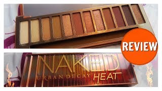 Urban Decay Naked Heat Eyeshadow Palette REVIEW & SWATCHES | Marina Petrou