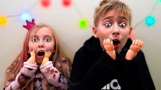 Что Дети нашли в КОРОБКЕ? Катя и Ростик не слушались Маму! // Мы семья