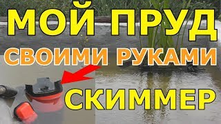 Пруд для  рыбы,раков СКИММЕР из ничего,проще не придумаешь #ПавелВоеводский