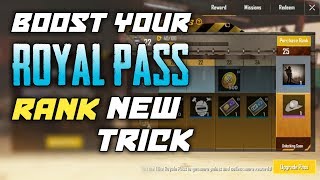 How to Increase Fast Royal Pass Rank in PUBG Mobile
